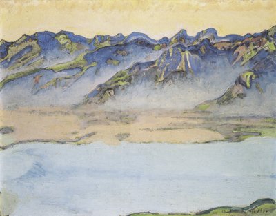 Brouillard montant sur les Alpes savoyardes - Ferdinand Hodler